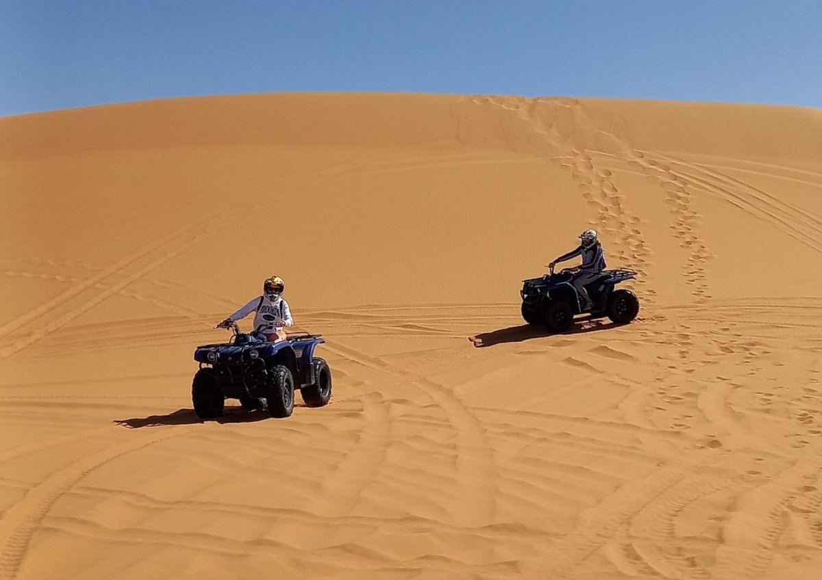 Morocco desert camping experience with sunrise camel rides over the silent Sahara with Go Morocco Vacation